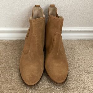 Brand new real suede ankle boots.